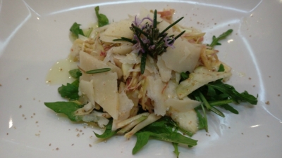 Artischockensalat mit Parmesanspänen