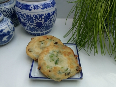 Chinesische Frühlingszwiebel-Pfannkuchen