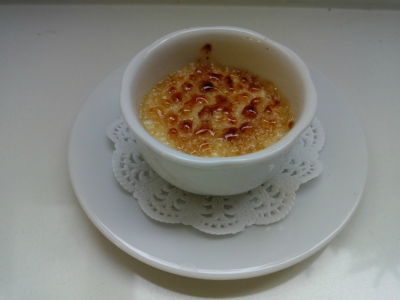 Crème brûlée vom Ziegenfrischkäse