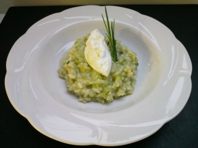 Frühlings Risotto mit Buratta