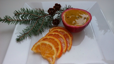 Orangen-Passionsfrucht-Sauce