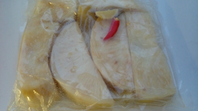 Sous Vide Sellerie mit Chili und Ingwer