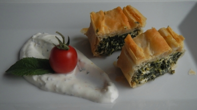 Spinatpastete