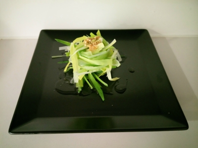 Winterlauch mit brauner Butter